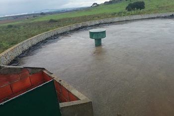 Limpeza dos depósitos de Barbacena e Vale Figueira