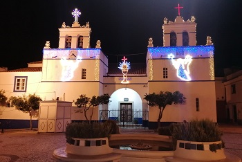 Igreja de Santa Eulália esteve iluminada no fim-de-semana