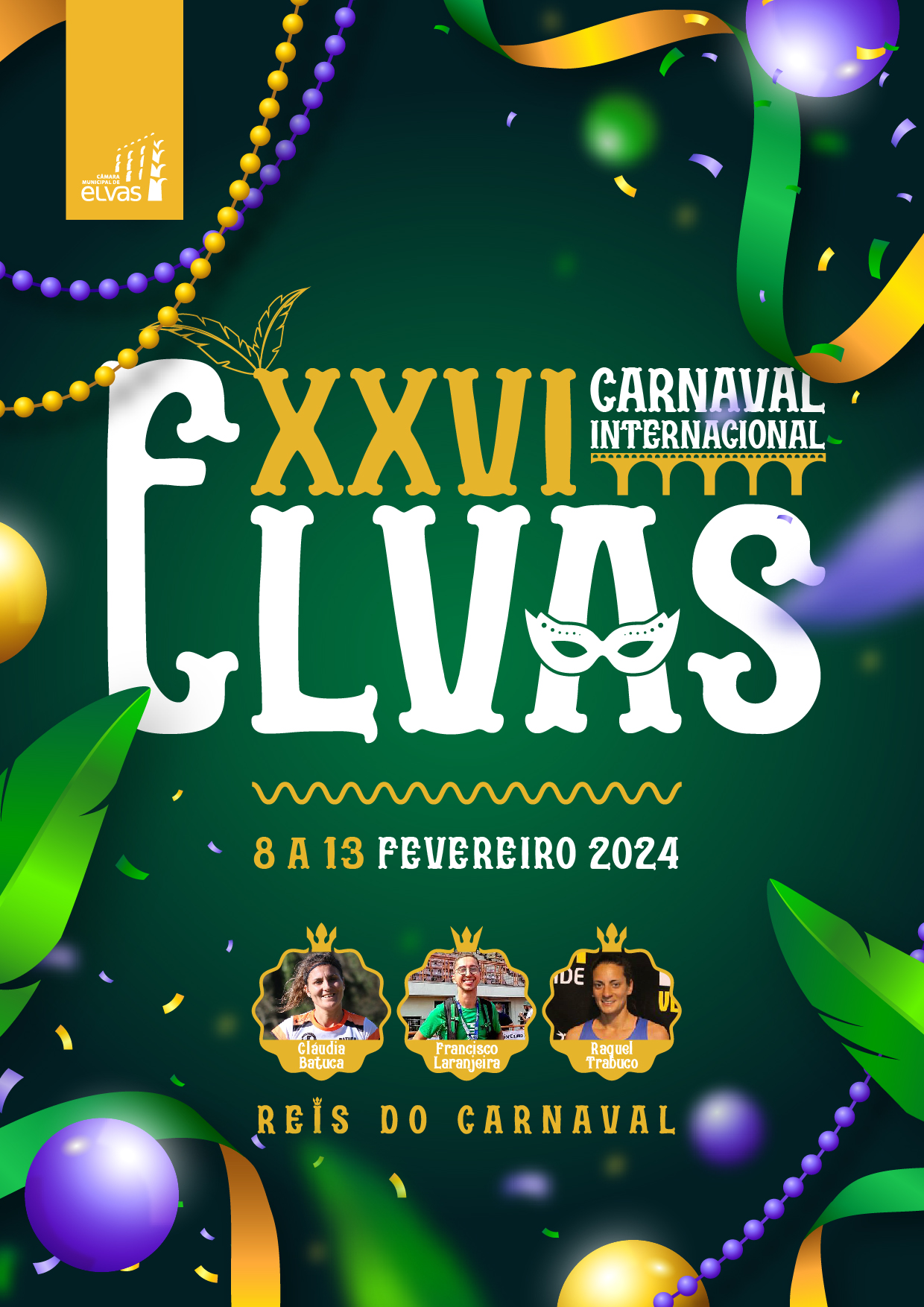 Carnaval Internacional de Elvas, de 8 a 13 de fevereiro